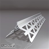 LIKOV Lišta rohová P-H PVC pro omítku tl. 10mm délka 2,5m